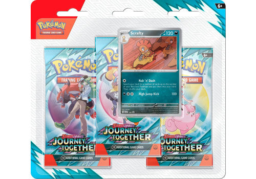 PRE ORDER: Scarlet & Violet Journey Together 3-Pack Blister - EN