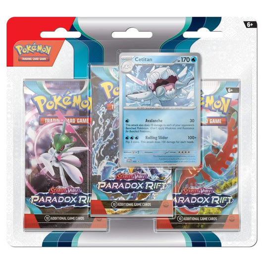 Pokémon Paradox Rift - Cetitan - 3-Pack Blister [ENG]