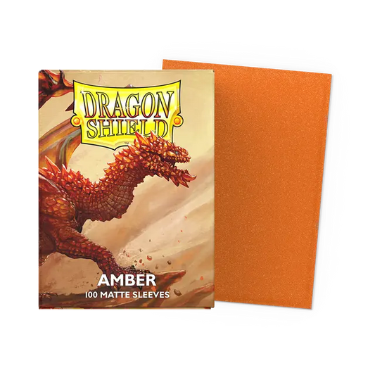 Dragon Shield Sleeves: Matte - Amber [100]