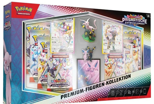 Pokemon TCG - Karmesin & Purpur 8.5: Prismatische Entwicklungen Premium-Figuren-Kollektion - Deutsch