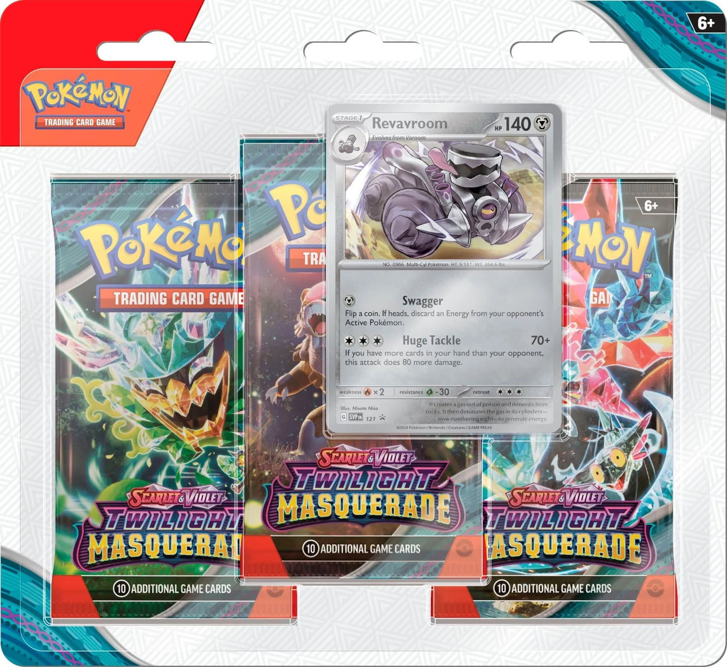 Pokémon - Twilight Masquerade (SV06) - 3er Blister [EN]
