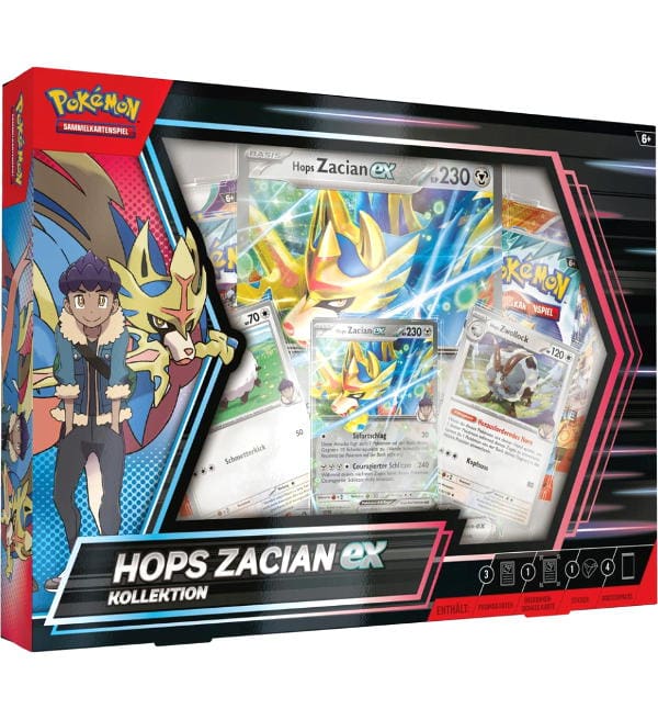Pokémon - Hops Zacian EX Kollektion [DEU]